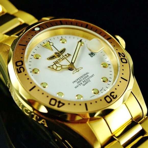 s-l400.jpg Invicta 18K Men\'s Pro Diver Watch! New!